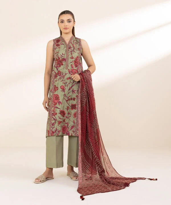 2 Piece - Printed Lawn Suit e-Multi Mart Zone