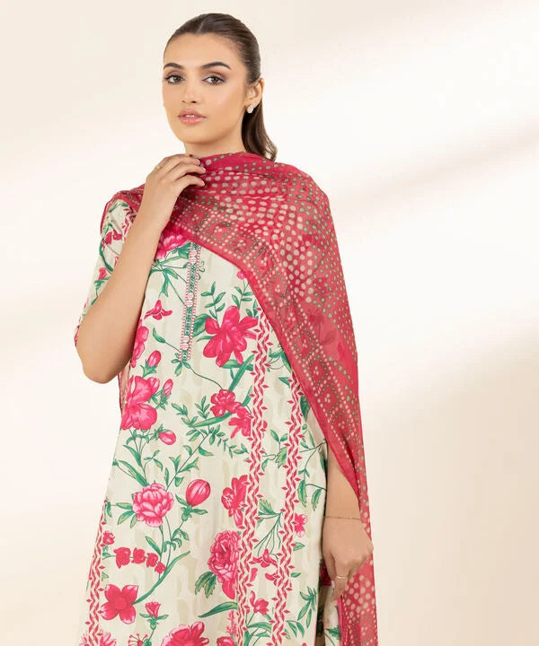 2 Piece - Printed Lawn Suit e-Multi Mart Zone