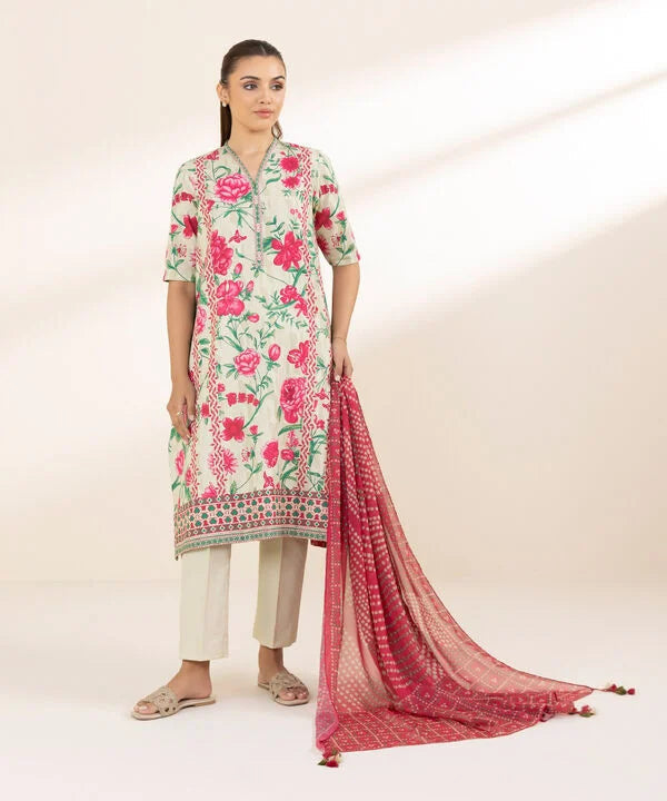 2 Piece - Printed Lawn Suit e-Multi Mart Zone