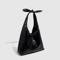 Tote Bag Rivet Bow Underarm Bag Women's Bucket Bag e-Multi Mart Zone