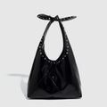 Tote Bag Rivet Bow Underarm Bag Women's Bucket Bag e-Multi Mart Zone