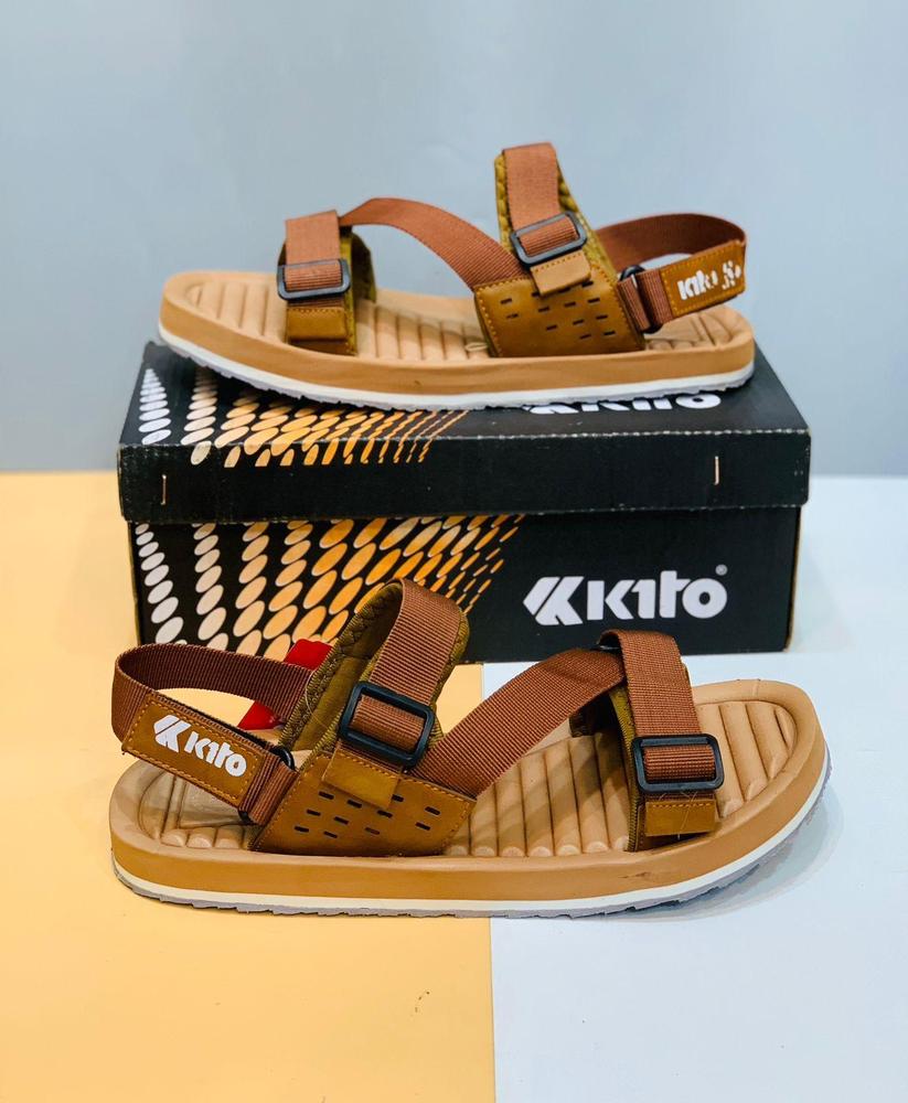 Classic Men's Brown Rexine Sandals - Sizes 6-11 | eMultiMartZone e-Multi Mart Zone