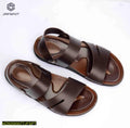 Jafspot -Men's Sandal- Jf033, Brown e-Multi Mart Zone