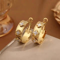 Plain Gold Plated Beads Earrings e-Multi Mart Zone