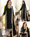 3 Pcs Women’s Stitched Crinkle Chiffon Embroidered Suit e-Multi Mart Zone