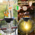 Solar Lantern Outdoor, Ortiny Upgraded Solar Lights for Outside Decorative Outdoor Hanging Lights Waterproof Solar Lanterns e-Multi Mart Zone